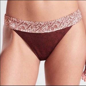 Athleta Aqualuxe Mid Rise Bottom - sz L. New!